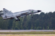 Flygdag på F17 Kallinge. Saab 37 Viggen.